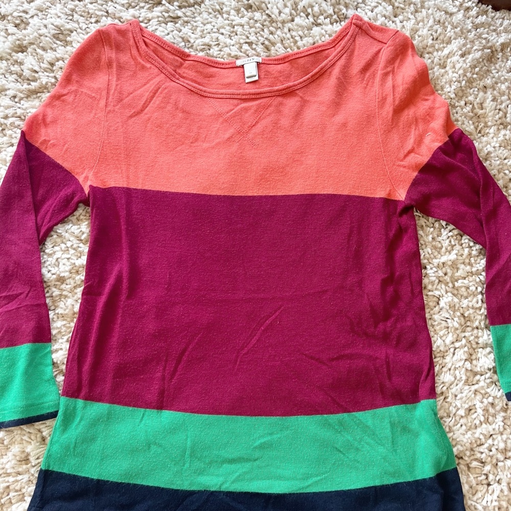 Women’s J. Crew quarter sleeve